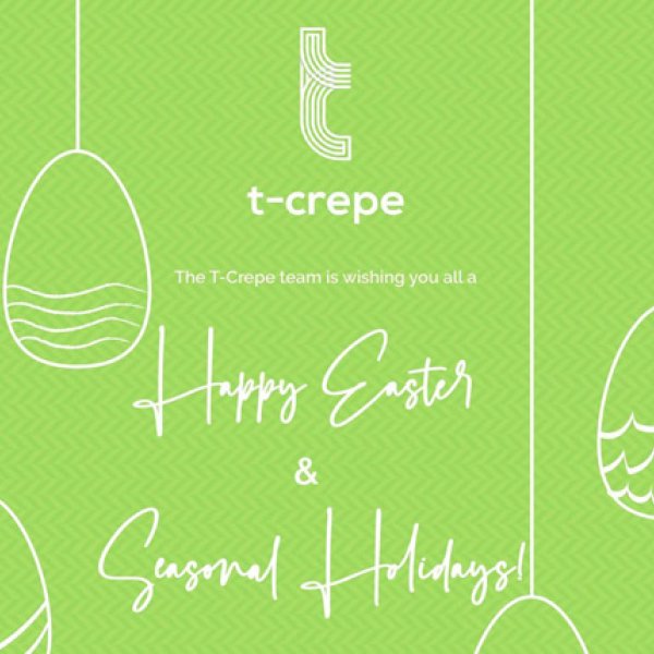 The T-Crepe team is wishing you all a Happy Easter and refreshing seasonal holidays!